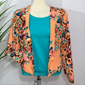 Under Skies Anthropologie Drape Blazer